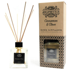 AW Gifts, 200ml Cinnamon & Clove Essential Oil Reed Diffuser - GREEN LIFE CYPRUS