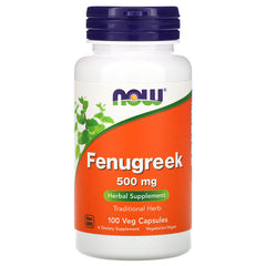 NOW Foods,  Fenugreek, 500 mg, 100 Veg Capsules