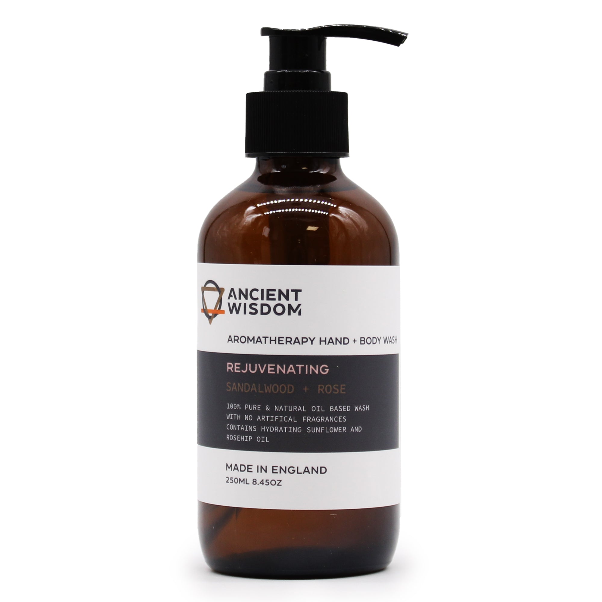 AW Gifts, Sandalwood & Rose Hand & Body Wash 250ml - GREEN LIFE CYPRUS