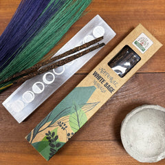Natural Botanical Masala Incense - White Sage - GREEN LIFE CYPRUS
