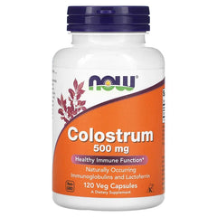 NOW Foods, Colostrum, 500 mg, 120 Veg Κάψουλες 