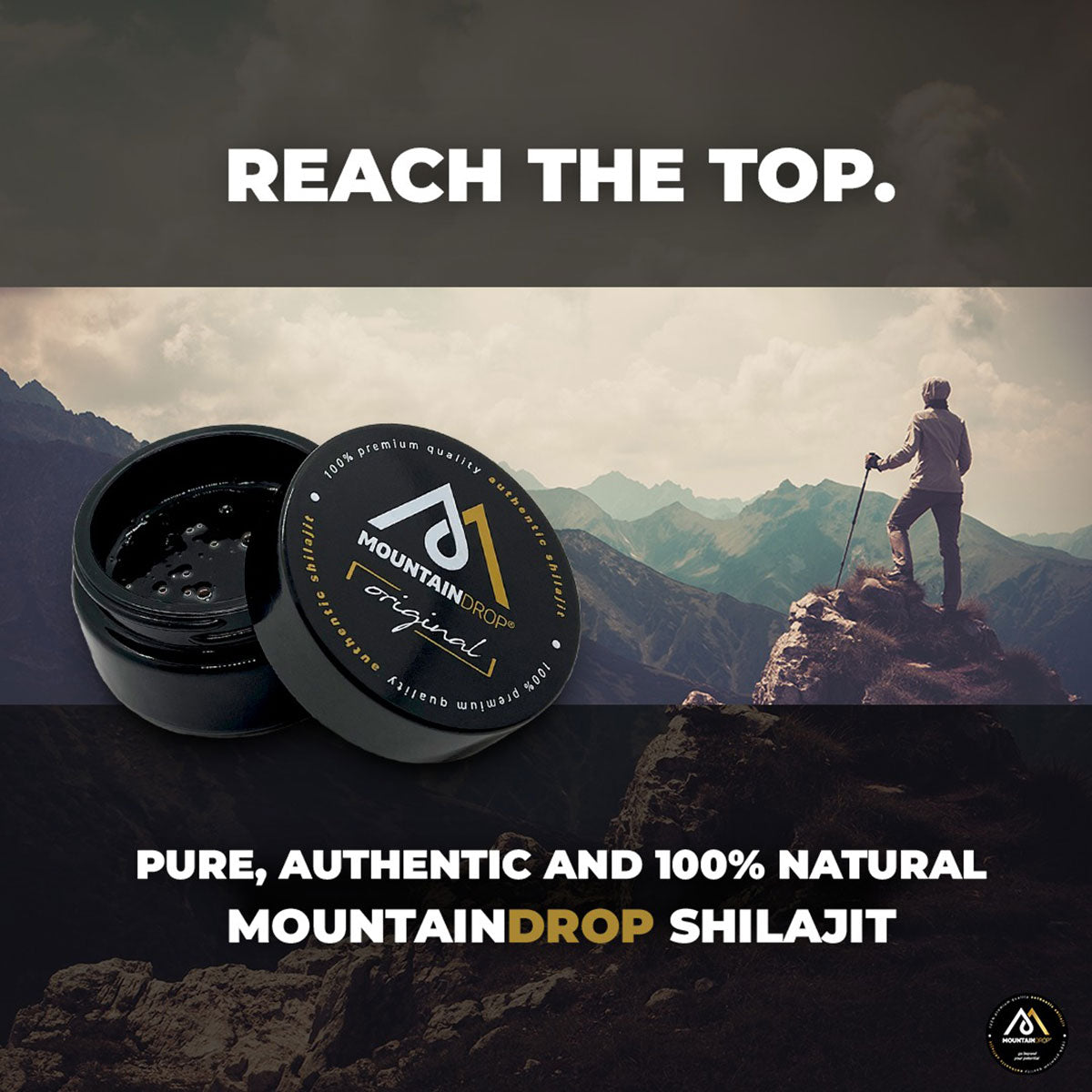 MountainDrop, Original 100% Pure Natural Mumijo, Ρητίνη Shilajit, 25g 