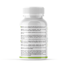 Green Life Cyprus micronized creatine monohydrate capsules, 3 bottles showing capsules and label for strength and performance.