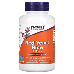 NOW Foods, Red Yeast Rice, 600 mg, 120 Veg Κάψουλες 