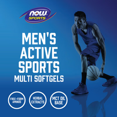 NOW Foods, Sports, Men's Active Sports Multi, 90 Softgels