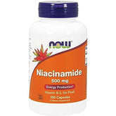 NOW Niacinamide 500mg,100 Capsules - GREEN LIFE CYPRUS