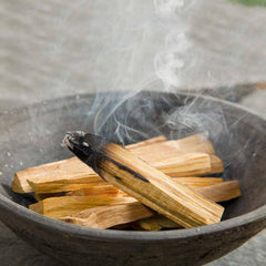 AW Gifts green tree Palo Santo sticks, incense accessory with natural wood appearance and eco-friendly packaging.