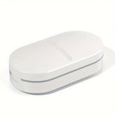 Portable 2-in-1 Pill Cutter & Organizer White Color - GREEN LIFE CYPRUS
