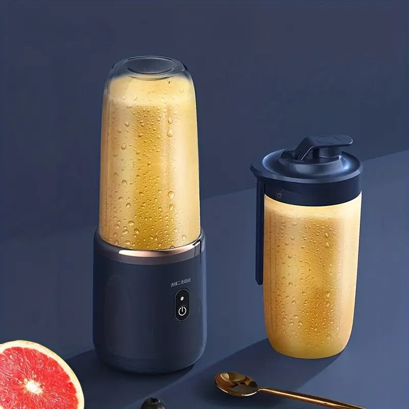 Φορητό USB μπλέντερ Smoothie Cup με 6 λεπίδες - Μίνι ασύρματη φόρτιση φρουτοστίπτης και μίξερ τροφίμων με παγοθραυστήρα