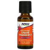 NOW Foods, Liquid Vitamin D-3, Extra Strength, 1,000 IU, 1 fl oz (30 ml) - GREEN LIFE CYPRUS