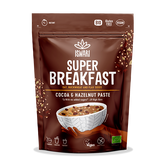 Iswari, BIO Super Breakfast, Cocoa & Hazelnut Paste, Gluten Free, 360g - GREEN LIFE CYPRUS
