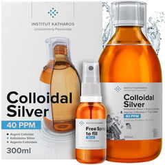 Institut Katharos, Premium Colloidal Silver 40ppm 300mL 