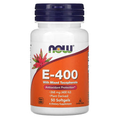 NOW Foods, E-400, 50 μαλακές κάψουλες 