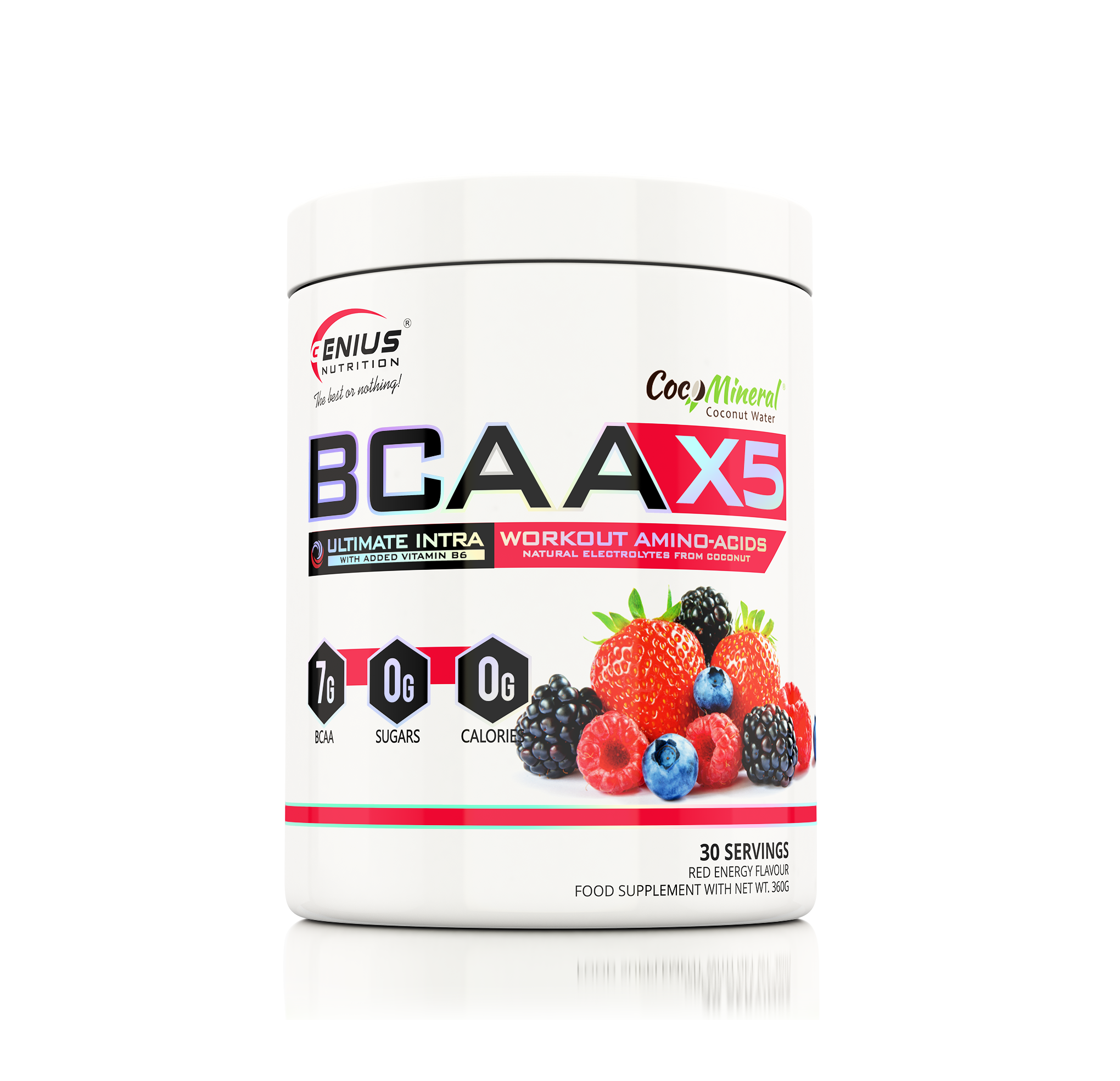 BCAA-X5® 360г/30 порций, Genius Nutrition