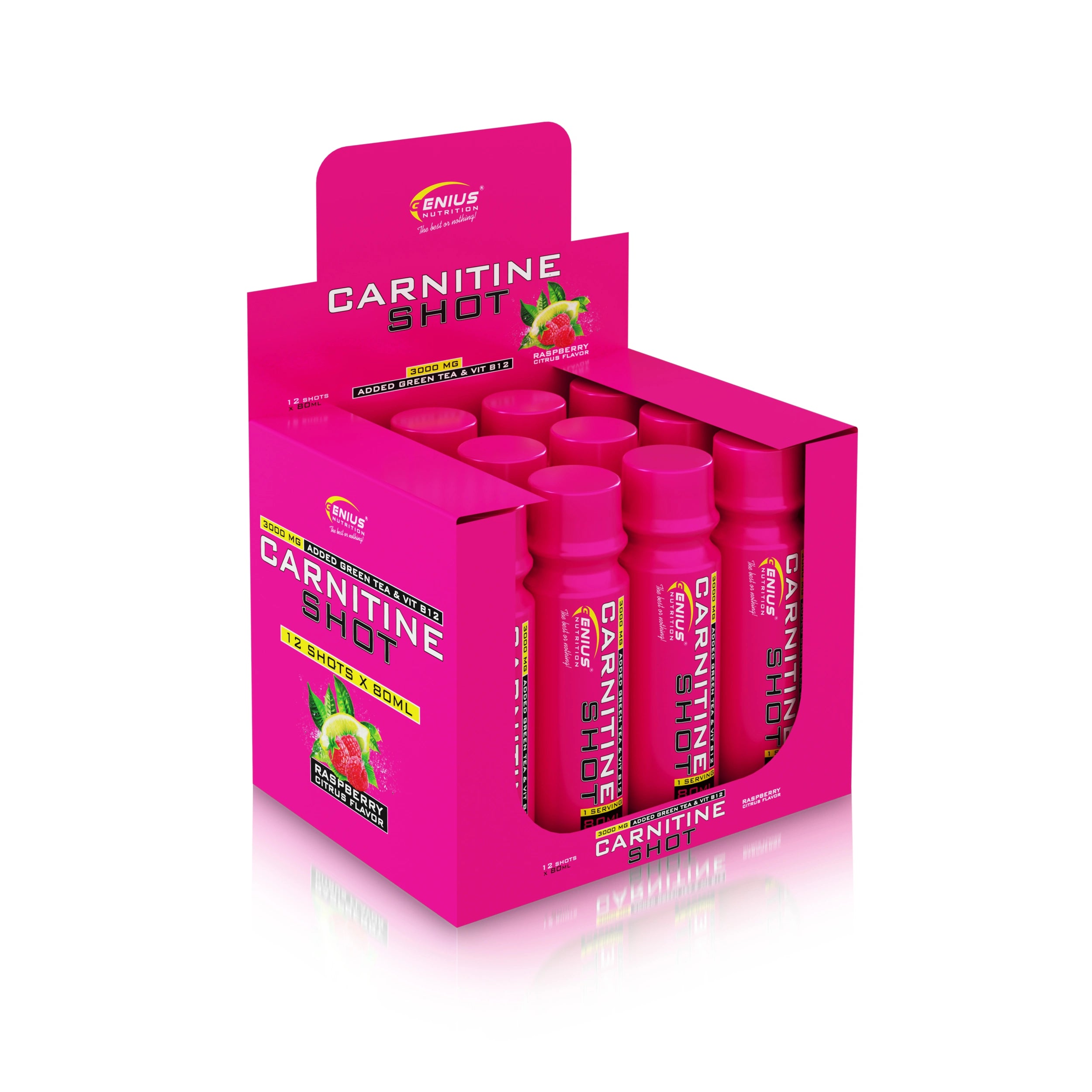 CARNITINE SHOT 80ML, Genius Nutrition 