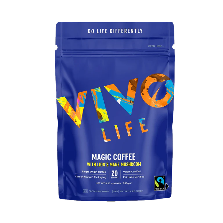 MAGIC ORGANIC COFFEE with Lion’s mane mushroom - Vivo Life - GREEN LIFE CYPRUS