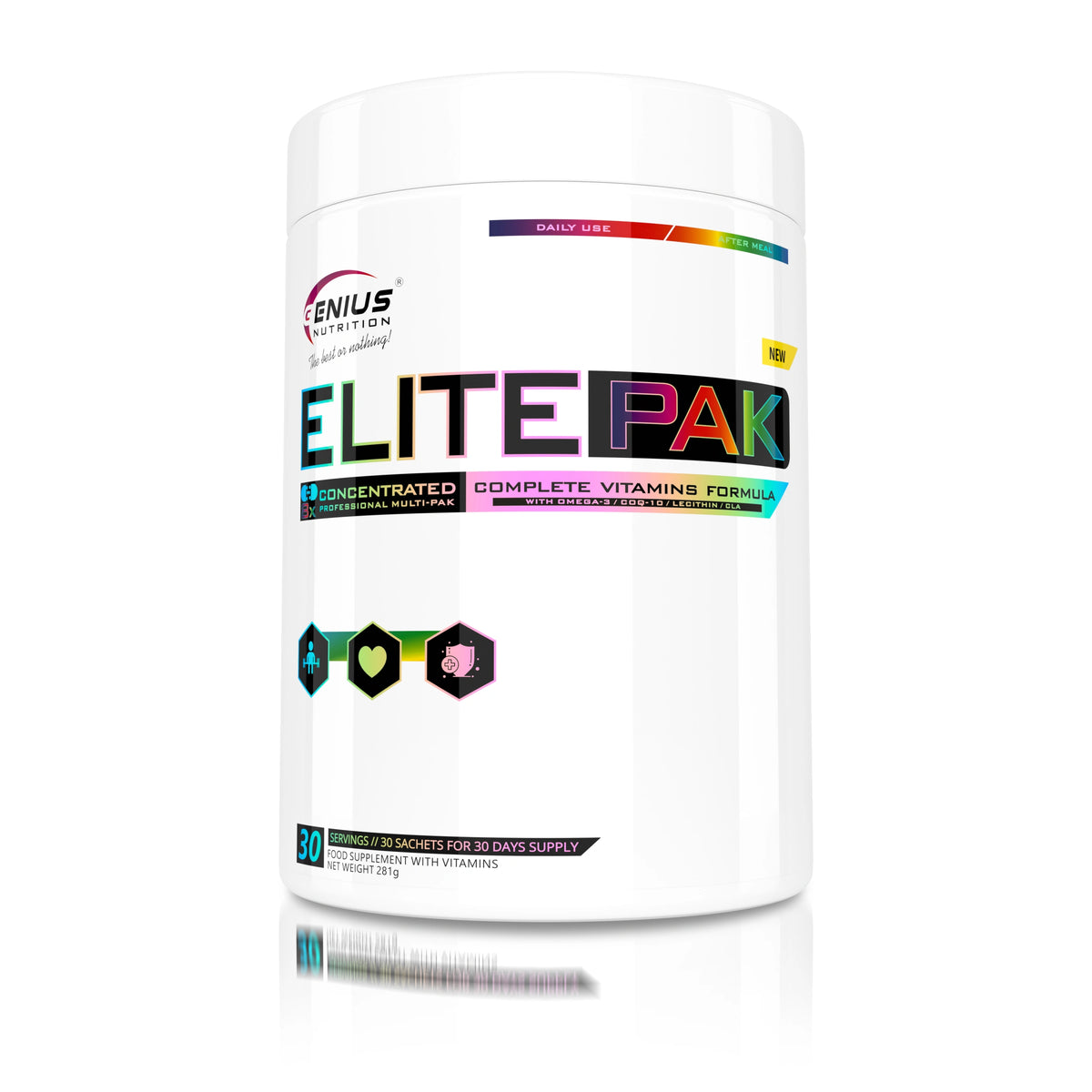 ELITEPAK 30συσκευασίες, Genius Nutrition