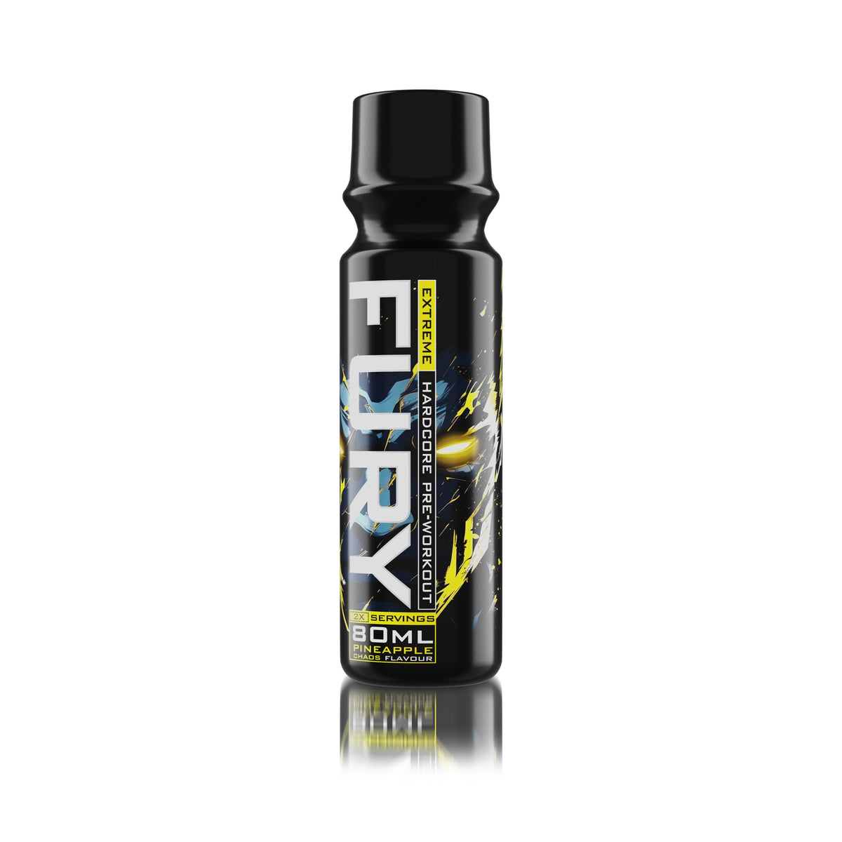 Fury Extreme Shot 80ml 2.0 (Pineapple), Genius Nutrition