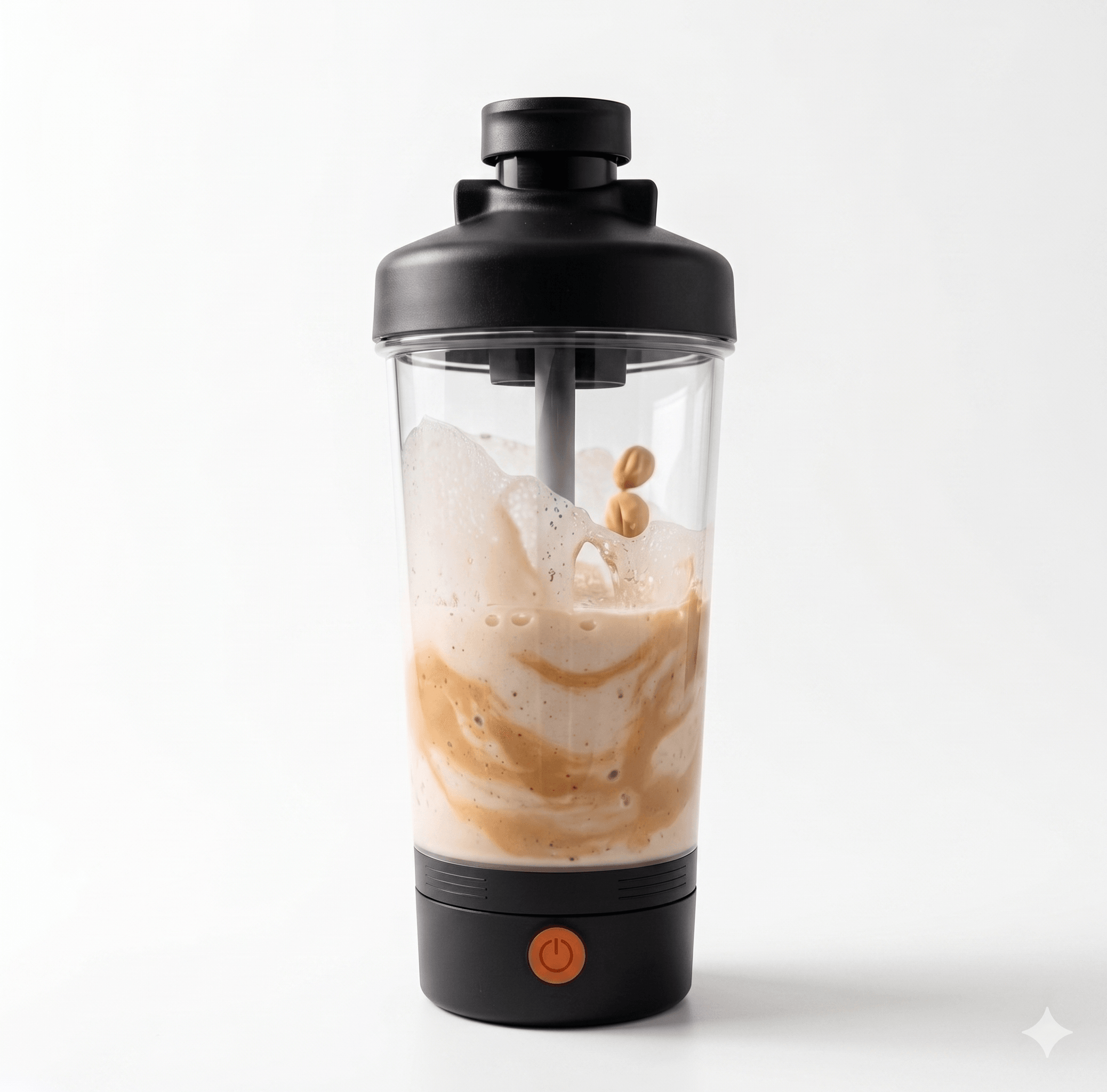 700ml TEMU Tritan electric protein shaker with a sleek design, featuring a screw-top lid and mixing ball for smooth drinks.