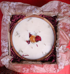 Σπιτικό κερί σόγιας σε ξύλινο μπολ - Velarte