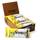 Plant Protein Bars: Lemon and Cashew - Vivo Life - GREEN LIFE CYPRUS