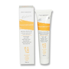 🌿 ZEO-MEDIC Natural Toothpaste with Zeolite & Xylitol — Fresh, Powerful Oral Care orange, menthol and mint - GREEN LIFE CYPRUS