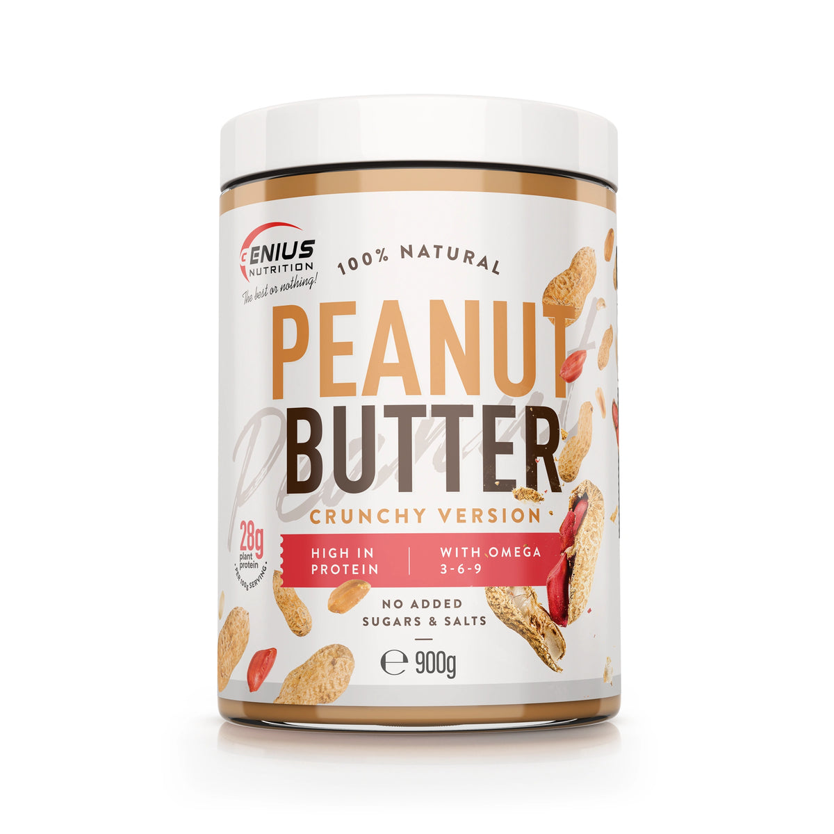 PEANUT BUTTER FITNESS 900g, Genius Nutrition