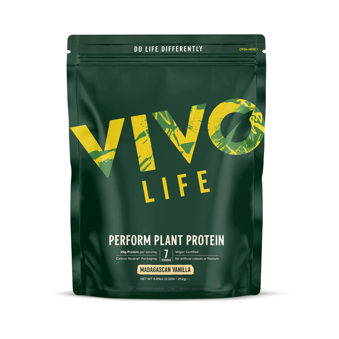 PERFORM Raw Plant Protein & BCAA (7 Servings) - Vivo Life