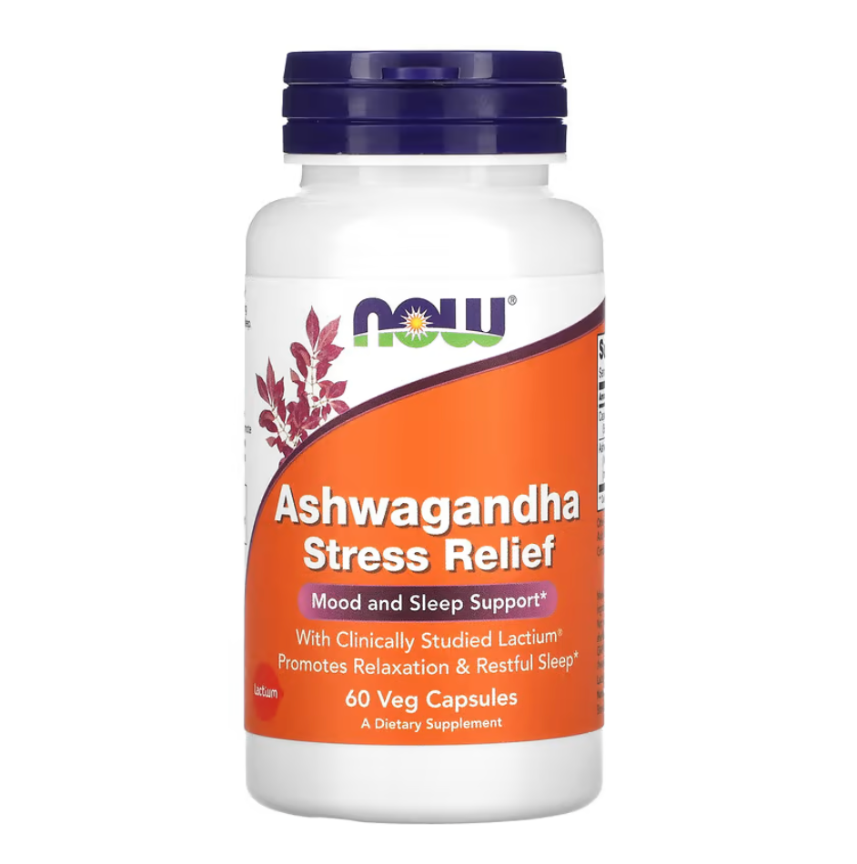 NOW Foods, Ashwagandha Stress Relief, 60 Veg Capsules