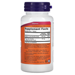 NOW Foods, C-500 with Rose Hips, 100 Tablets - GREEN LIFE CYPRUS