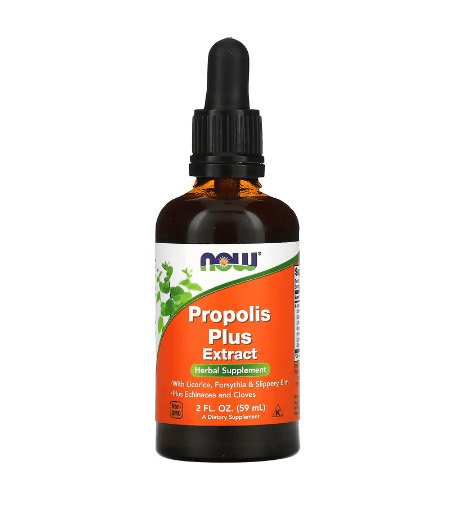 NOW Foods, Propolis Plus Extract, 2 fl oz (59 ml) - GREEN LIFE CYPRUS