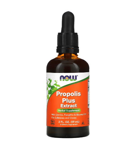 NOW Foods, εκχύλισμα Propolis Plus, 2 fl oz (59 ml) 