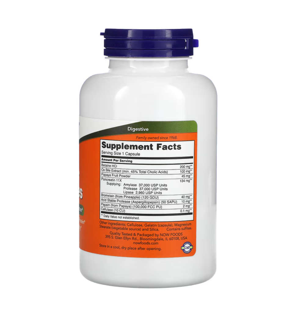 NOW Foods, Super Enzymes, 180 Capsules