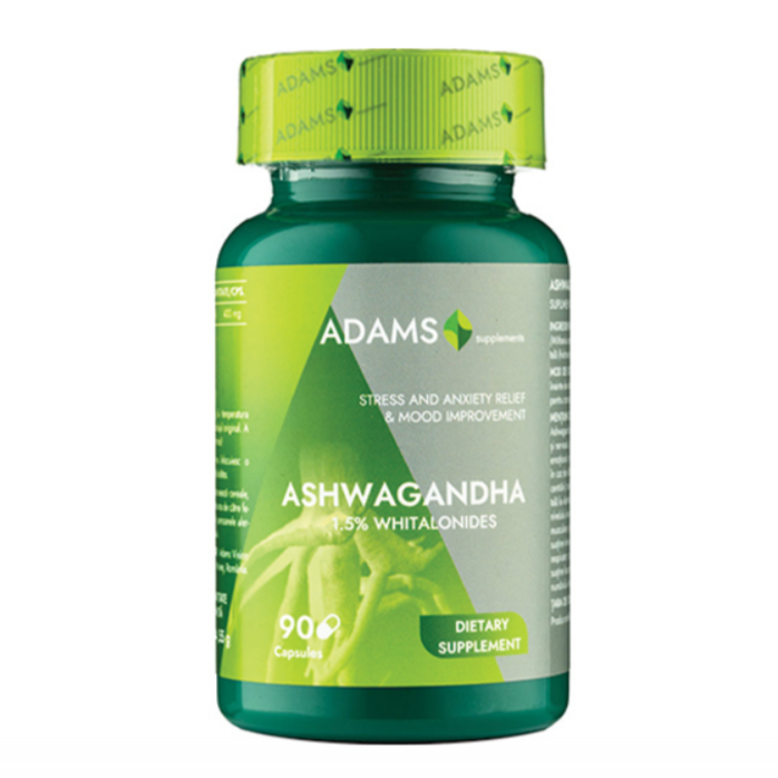 Adams Supplements, Ashwaghanda 400mg, 30cps - GREEN LIFE CYPRUS