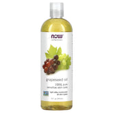 NOW Foods, Solutions, Grapeseed Oil, 16 fl oz (473 ml) - GREEN LIFE CYPRUS