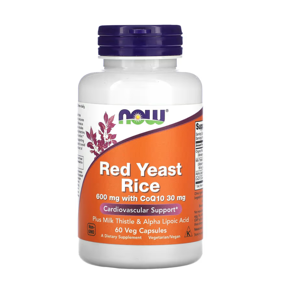 NOW Foods, Red Yeast Rice, 600 mg, 120 Veg Κάψουλες 