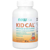 Now Foods, Kid Cal, Tart Orange, 100 Chewables - GREEN LIFE CYPRUS
