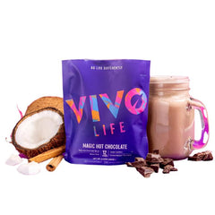 RAW HOT CHOCOLATE With Reishi Mushroom - Vivo Life - GREEN LIFE CYPRUS