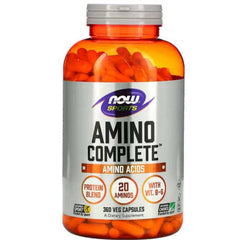 NOW Foods, Sports, Amino Complete, 360 Veg Capsules - GREEN LIFE CYPRUS