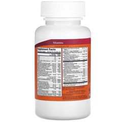 NOW Foods EVE Women's Multi supplement softgels in a bottle, designed for women's health and daily nutritional support