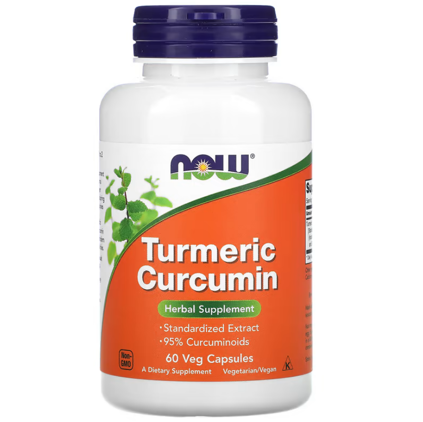 NOW Foods, Turmeric Curcumin, 60 Veg Capsules (665 mg per Capsule) - GREEN LIFE CYPRUS