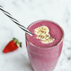 Green Life Books vegan smoothie recipe book featuring The Berry Blast Protein Smoothie on the cover.