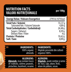 BIO ALMOND BUTTER 250g, Genius Nutrition - GREEN LIFE CYPRUS