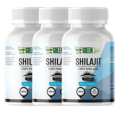 Green Life, Shilajit - Pure Himalayan Power, 90 Veg Caps 2 + 1 Free - GREEN LIFE CYPRUS