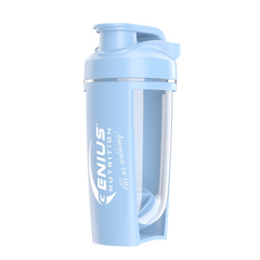 Genius Nutrition G-SHAKER 500ML sports shaker bottle with leak-proof lid and mixing ball for protein shakes and supplements
