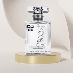 Green Life Cyprus Eros Edition perfume bottle with green accents, inspired by tobacco vanilla fragrance, elegant and sophisticated design.