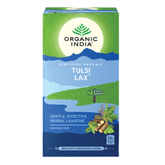 Organic India BIO Tulsi Tea from OLD PRODUCTS, caffeine-free herbal tea in a box with 25 infusion bags.
