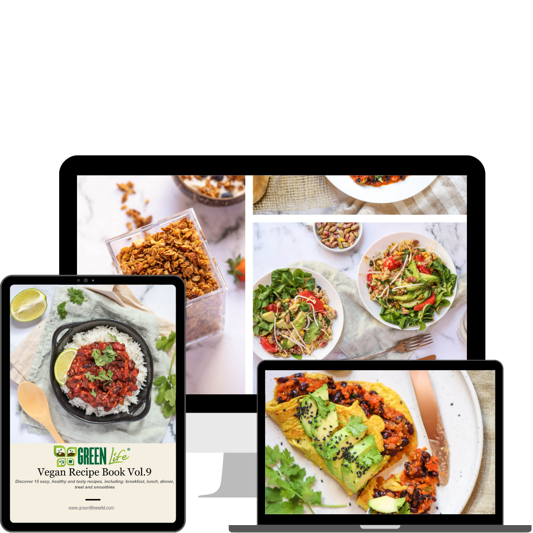 Green Life 15 Vegan Recipe Book Vol.9 - GREEN LIFE CYPRUS