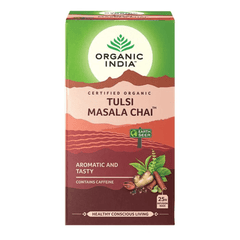 Organic India, Tulsi Tea Tummy, Caffeine-Free, 25 Infusion Bags - GREEN LIFE CYPRUS