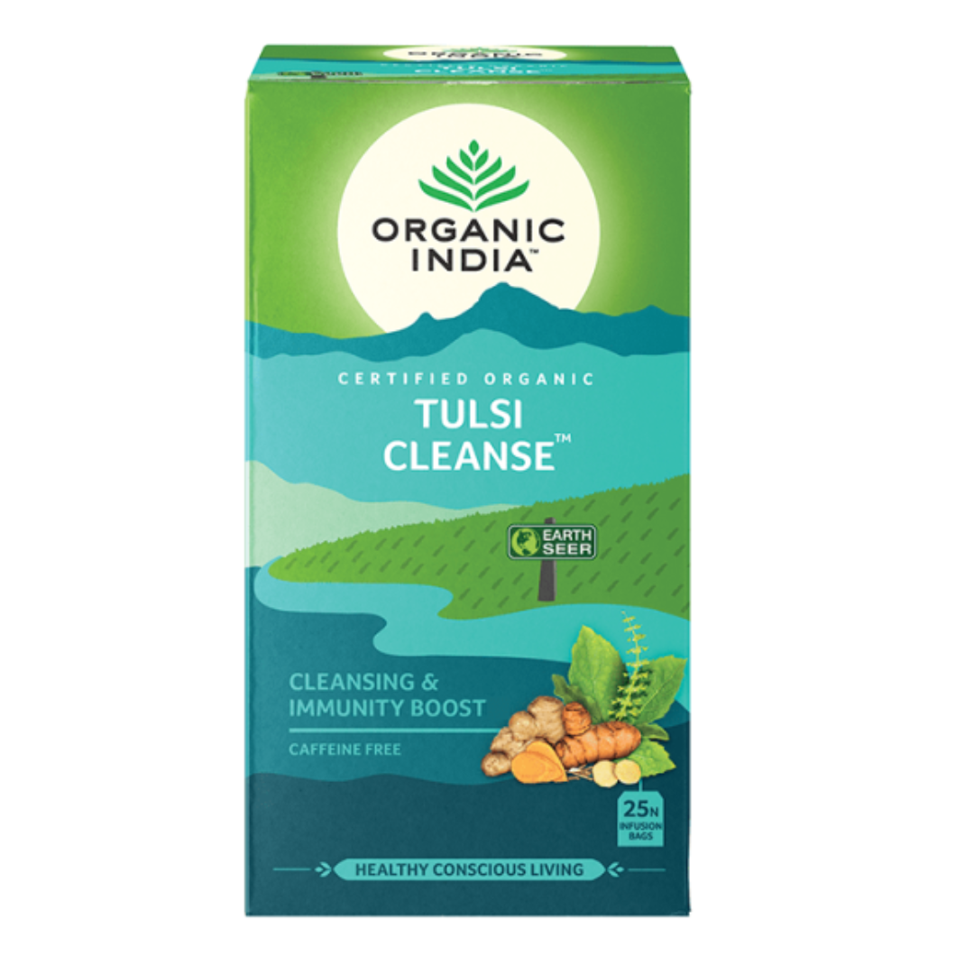 Organic India, BIO Tulsi Tea, Cleanse, Caffeine Free, 25 Infusion Bags